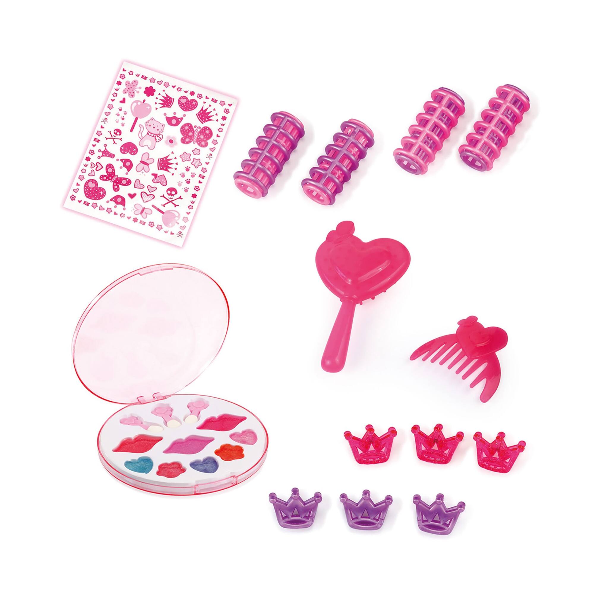 Bayer Design Charlene Super Model Curly Haired Styling Head with Makeup